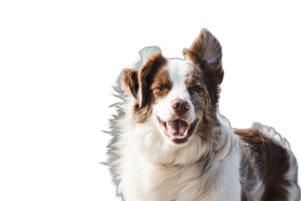 Dog with background removed